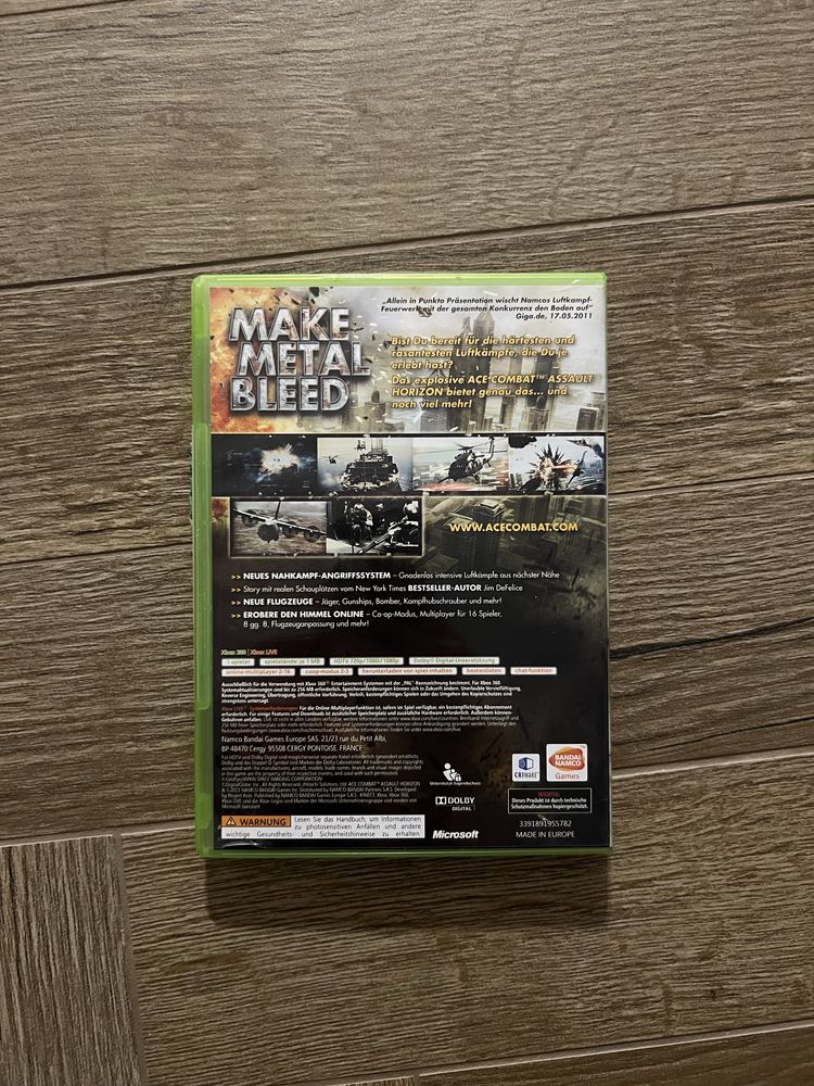 gra ace combat assault horizon xbox 360