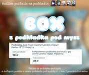 Anime BOX pudelko z 100% podkladka pod mysz z Genshin Impact +min, 3 p
