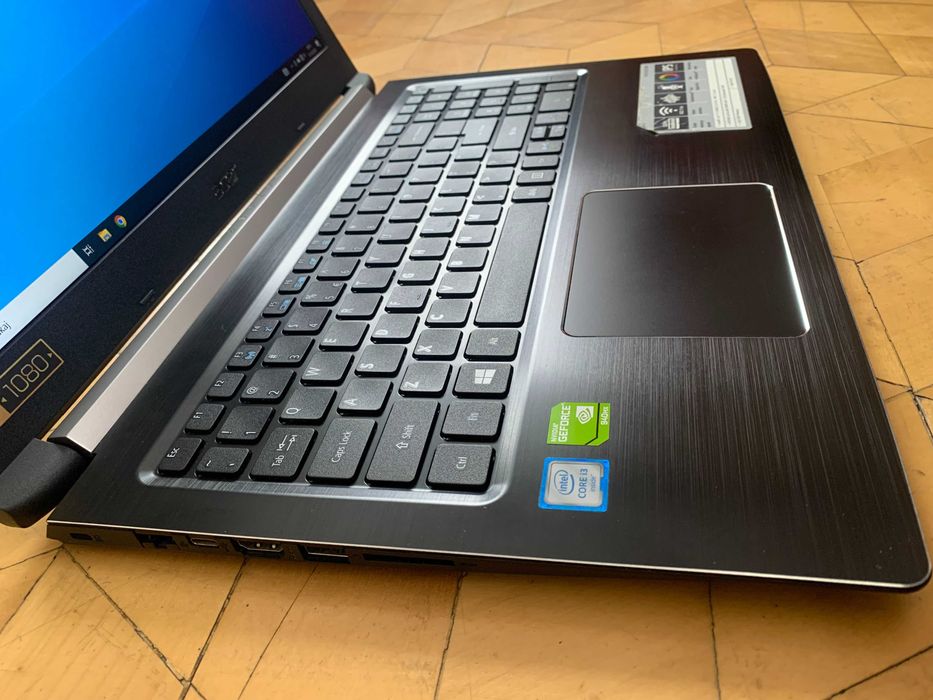 Laptop Acer Intel i3 DDR4-8GB Nowy SSD-512GB Geforce-940MX Bateria 5h