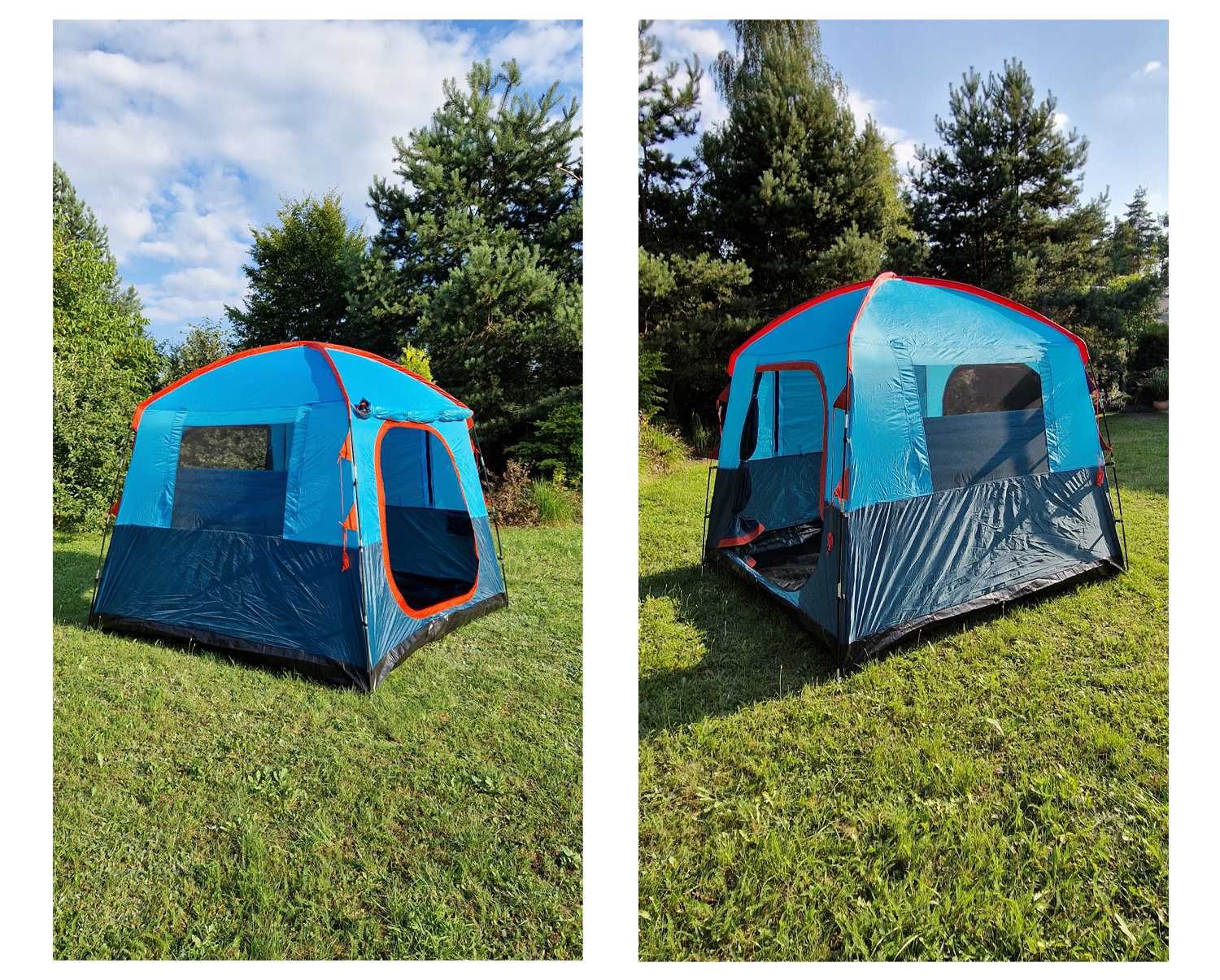 Namiot kempingowy przedsionek 215cm dostawka przyczepa kamper 2,5m 6os