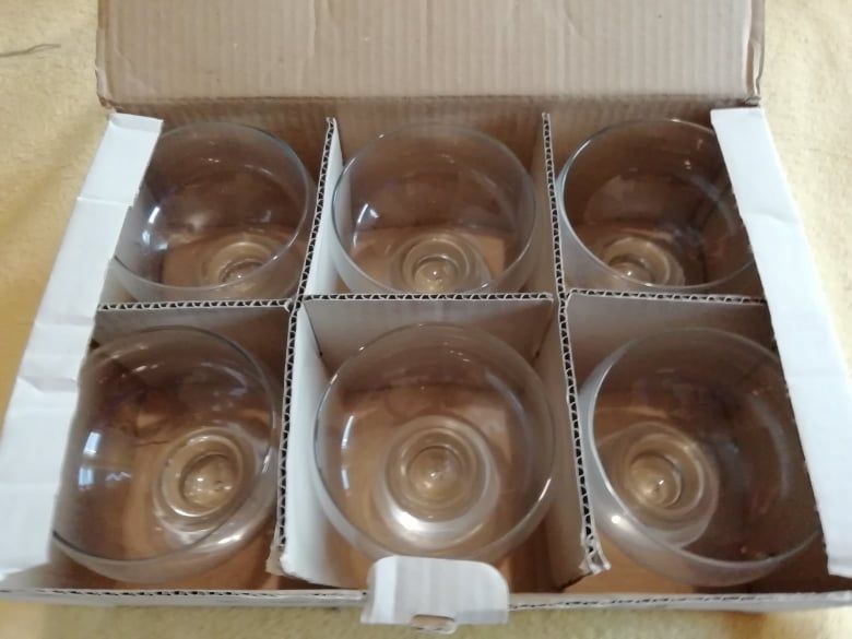 Conjunto de taças de gelado