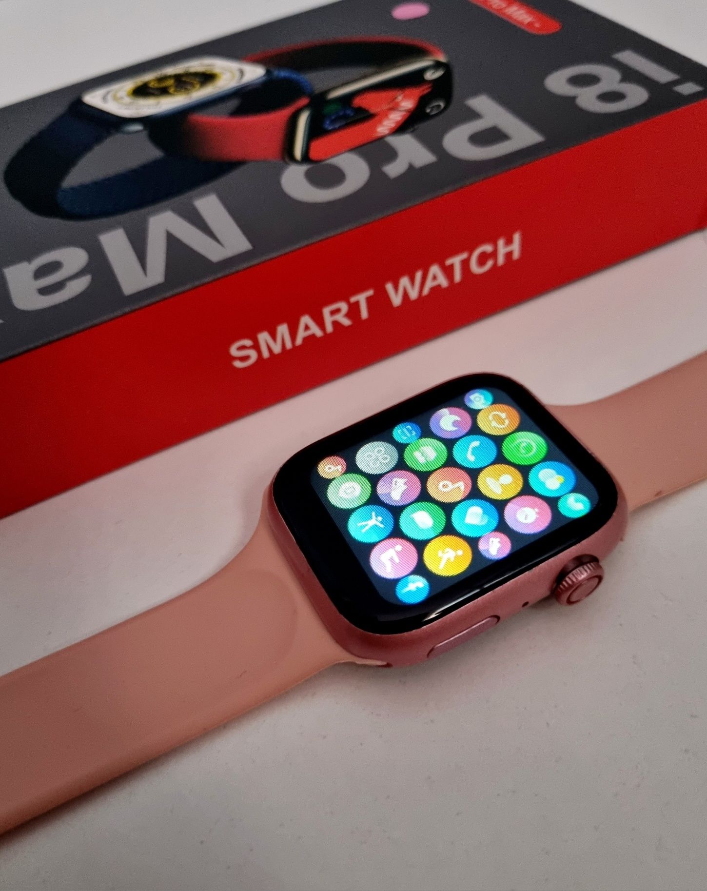 Różowy Smart Watch