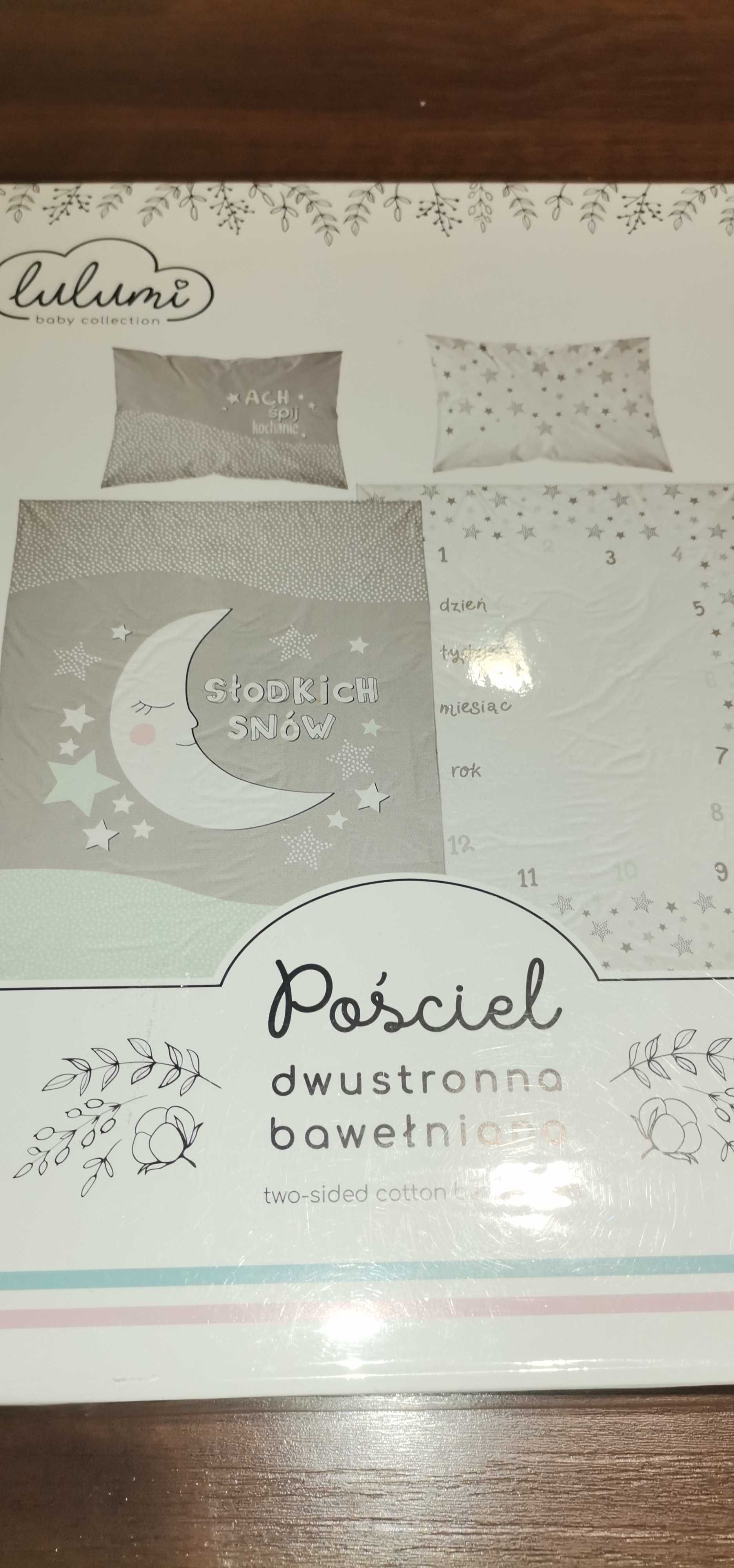 Nowa pościel dziecięca do łóżeczka