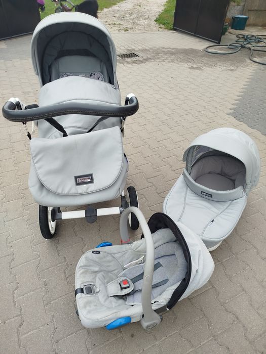 Wózek Roan Bass Soft 3 w 1 gondola spacerówka nosidełko