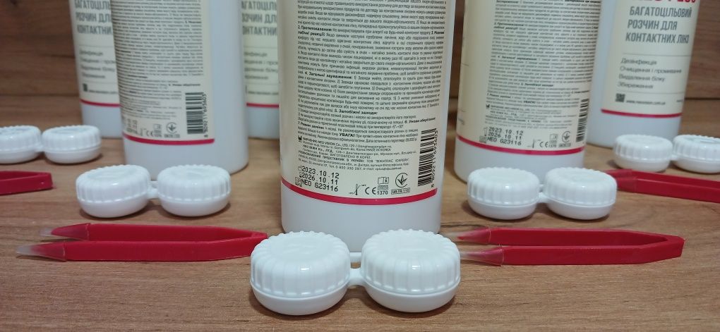 Розчин для контактних лінз Neo Plus 360ml + контейнер