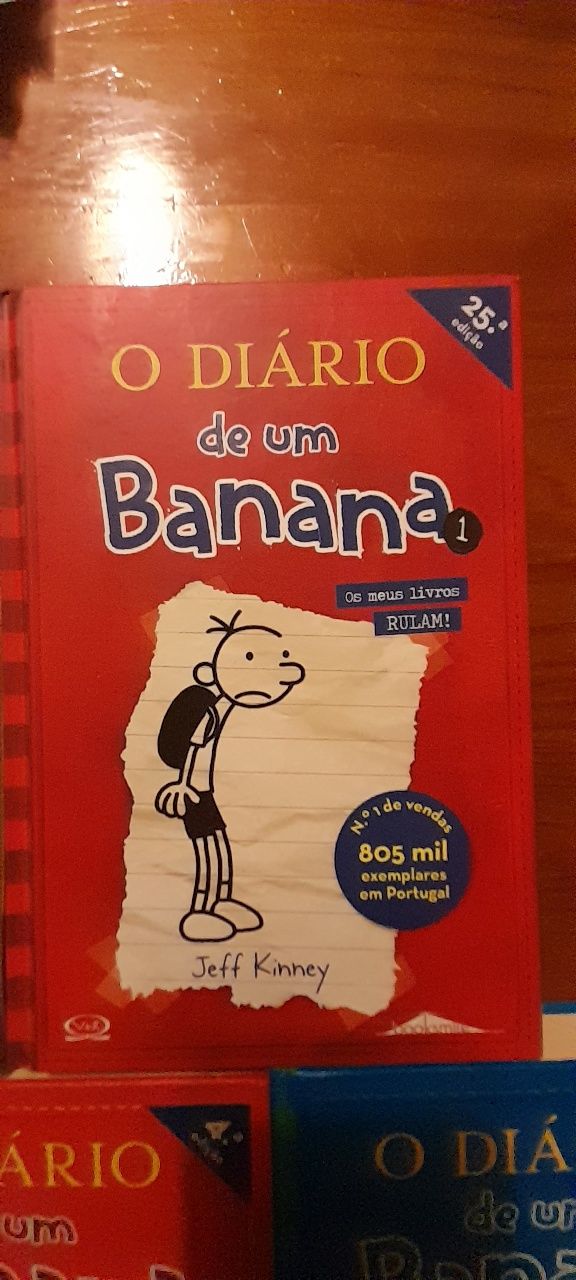 Livros "O diário de um banana"