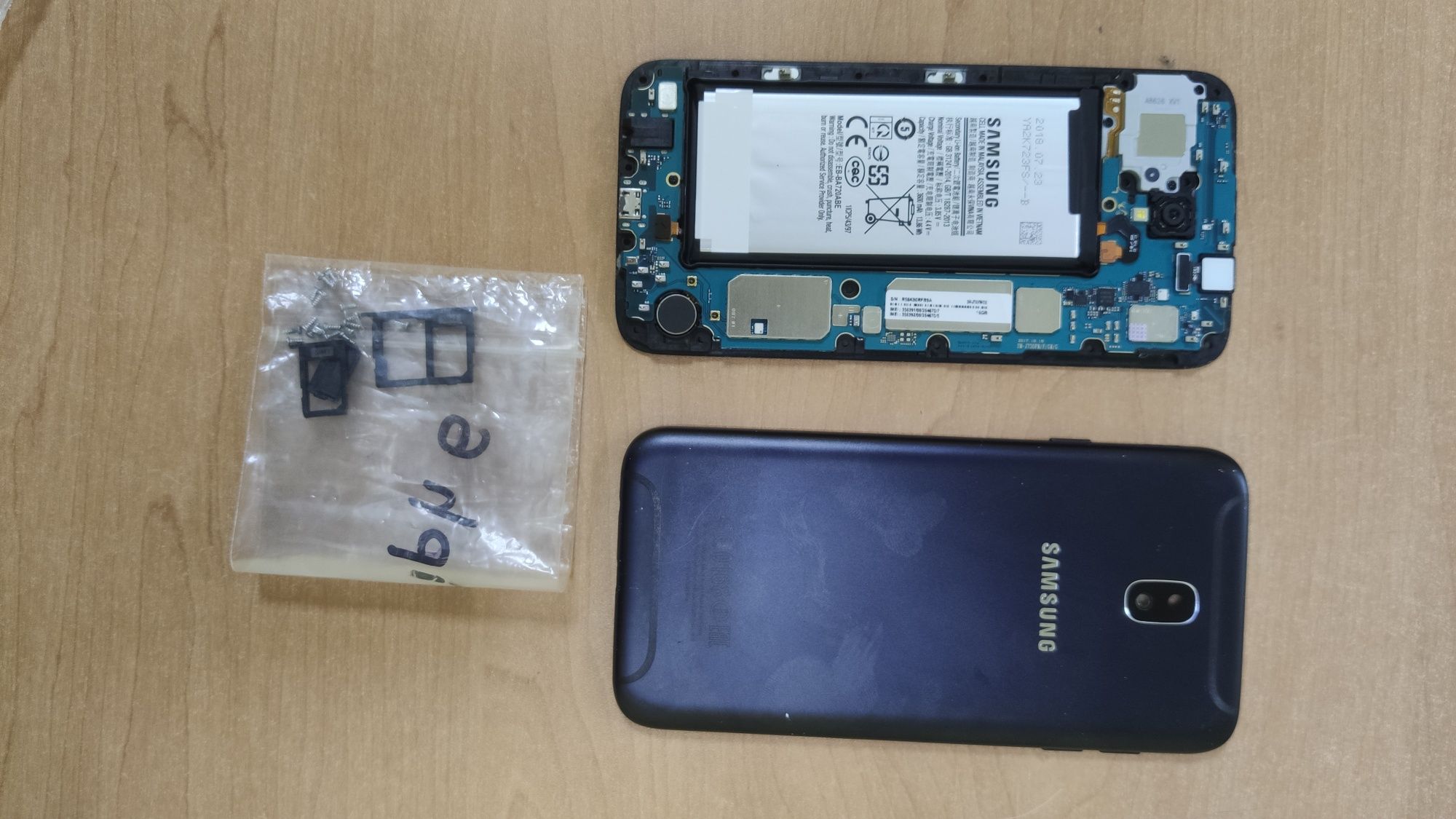Материнская плата, основная камера Samsung J5 j530 / J7 j730h