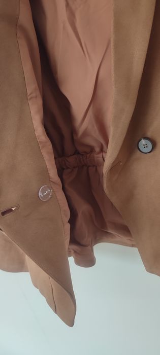 Kurtka marynarka ramoneska ala zamszowa na jesień viralowa