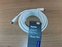 N049 Kabel SAT Hama Classic Line F-Plug 85 dB 5m Antenowy