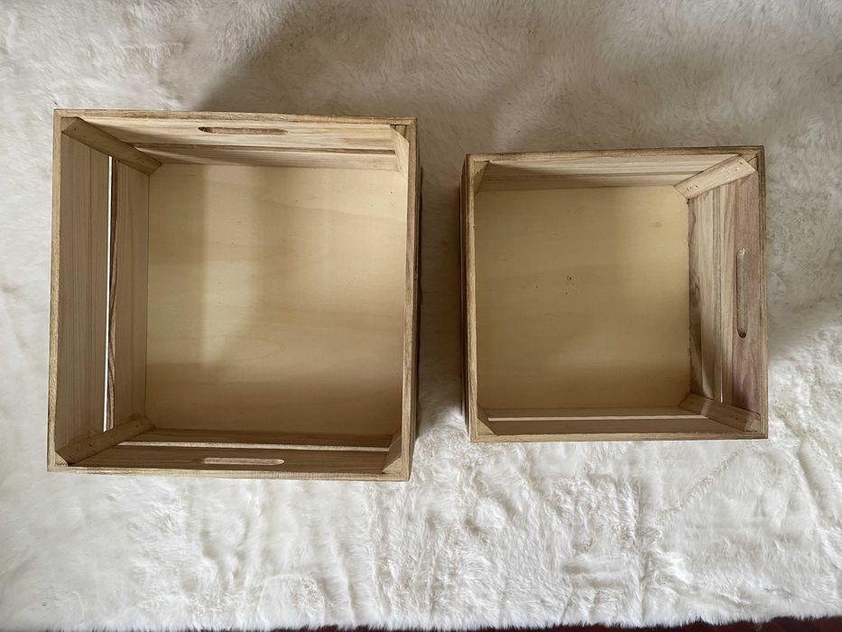 2 Caixas decorativas em madeira 15€ cada
