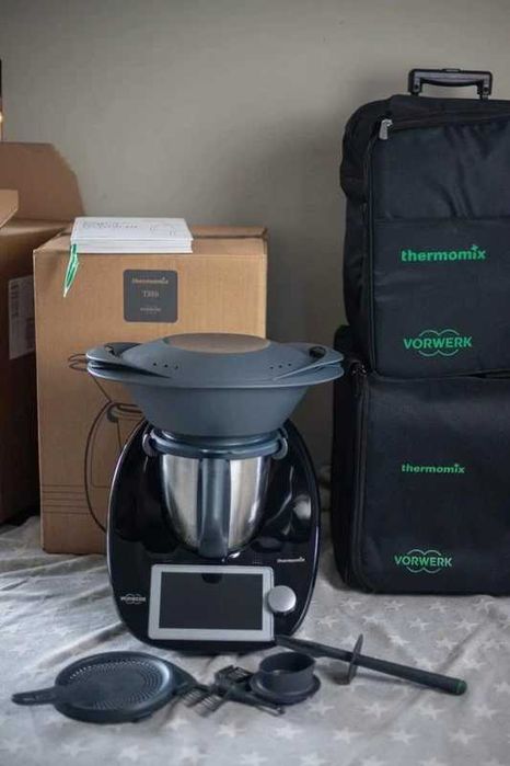 Thermomix TM6 Czarny – Jak Nowy! Gwarancja + Cookidoo do 05/2027