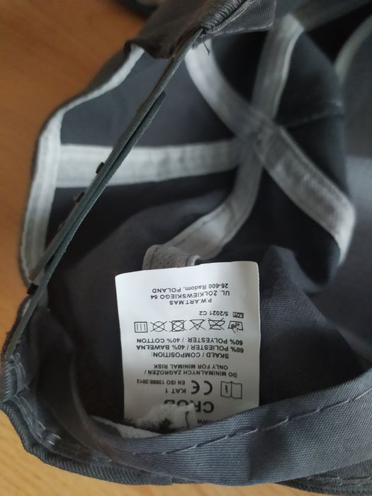 Nowe komplet ubranie robocze spodnie bluza koszulki czapka r.S