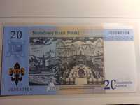 Banknot kolekcjonerski NBP 300 lecie koronacji  BARDZO CIEKAWY NUMER
