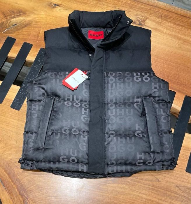 Жилетка Hugo Boss чорна чоловіча жилетка хюго босс чорна чоловіча