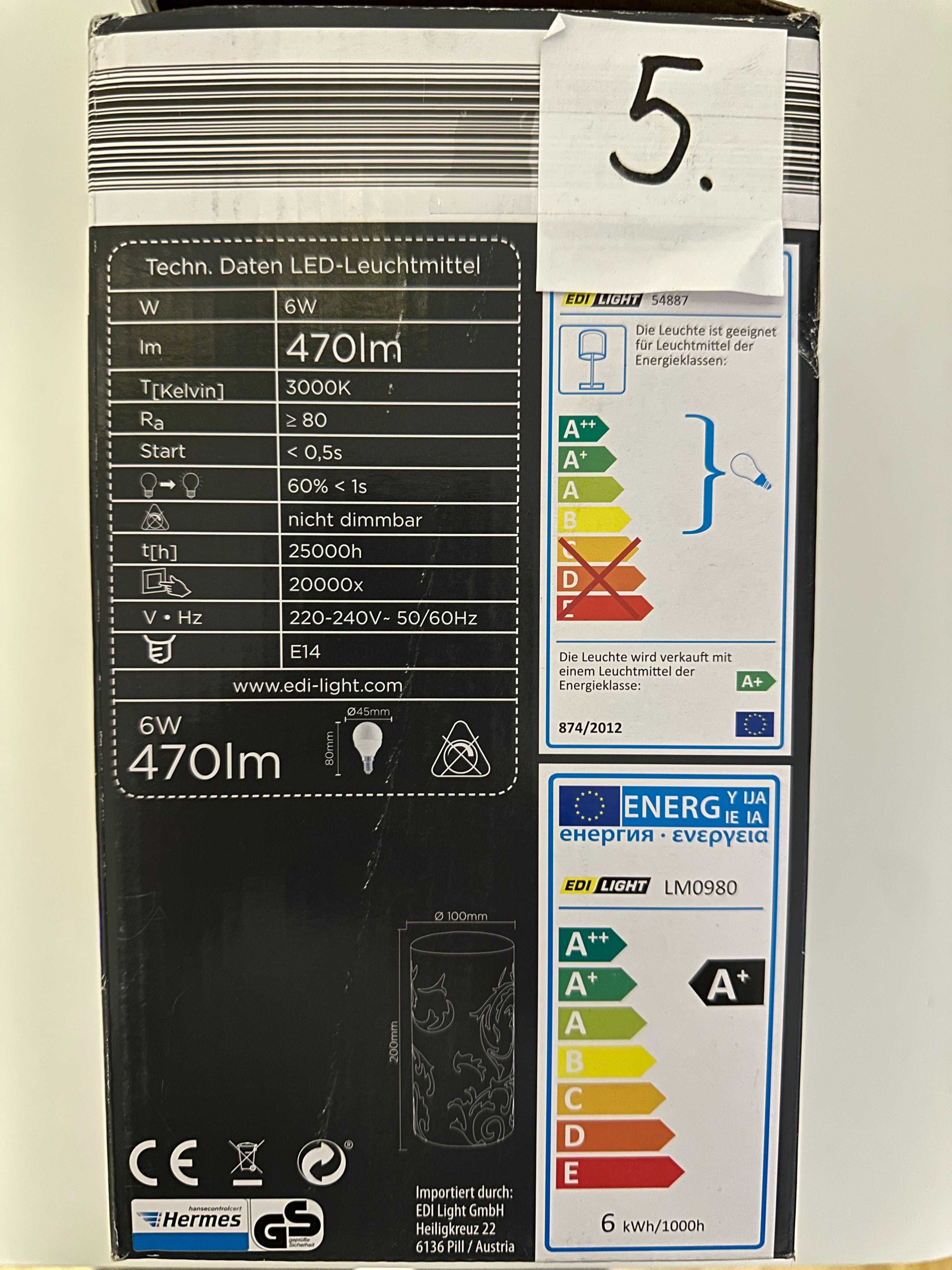 Lampa LED stojąca biurowa CASALUX 54887