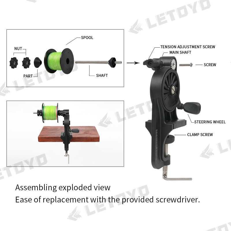 Станок для намотки шнура, лески Letoyo Daiichiseiko Recycler (YGK)