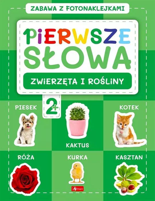 Pierwsze Słowa. Zabawa Z Fotonaklejkami. Zwierzęta Praca Zbiorowa