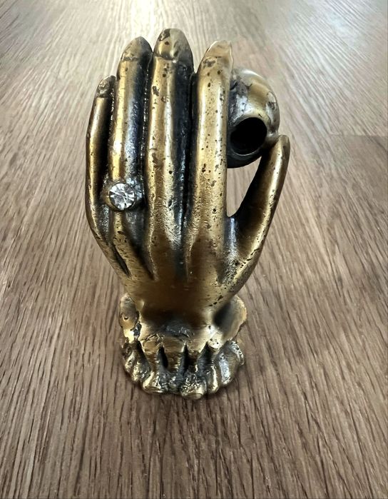 Porta caneta bronze.Anos 1950