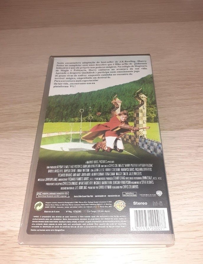 Cassete VHS Harry Potter