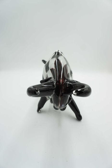 SZKLANA figura w stylu murano byk symbol siły