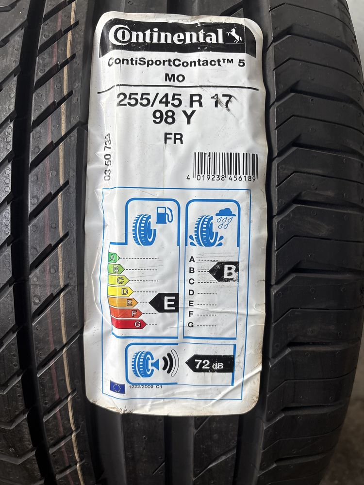 2x Opony Nowe Continental ContiSportContact TM5 255/45R/17 98Y
