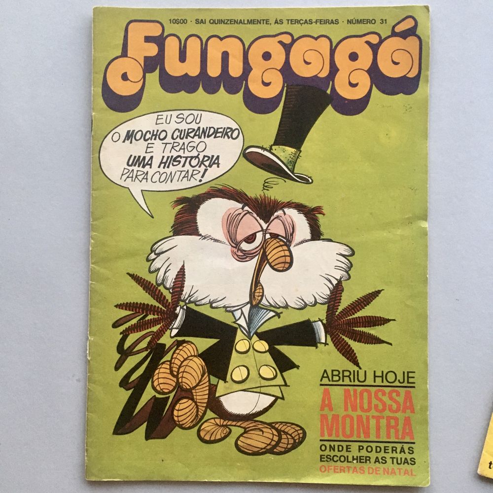 3 Revistas Fungagá (anos 80), dirigidas por Júlio Isidro