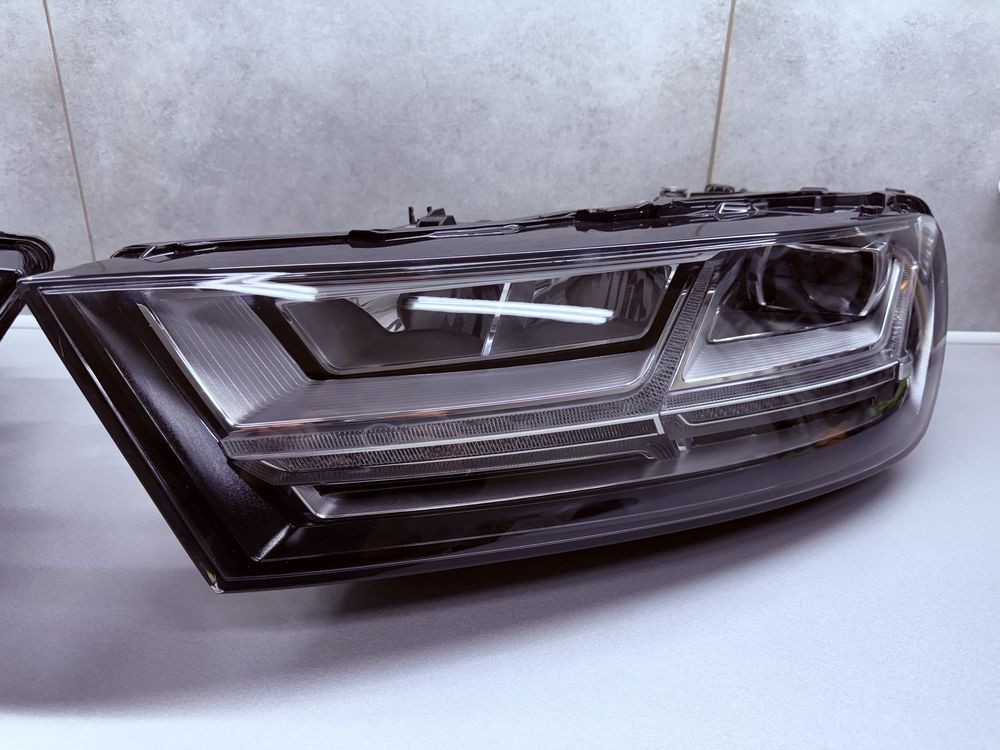Audi Q7 4M передние фары фара оптика Full Led ауди ку7