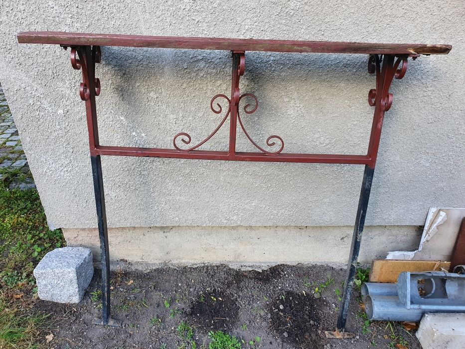 Ławka na cmentarz 116x27,5x109,5 bez desek