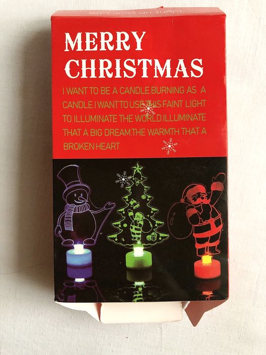 Mini Lampka LED świąteczna/migająca, Bałwanek