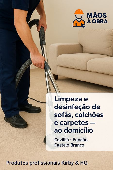Limpeza Profissional de Carpetes, Sofás ao Domicílio