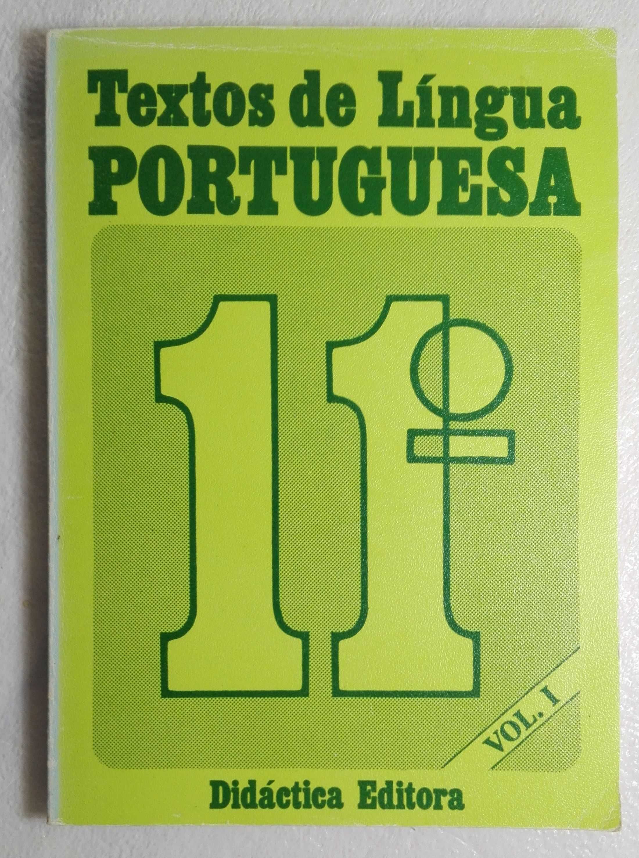 Livro Textos de Lingua Portuguesa – Volume I - 11º ano