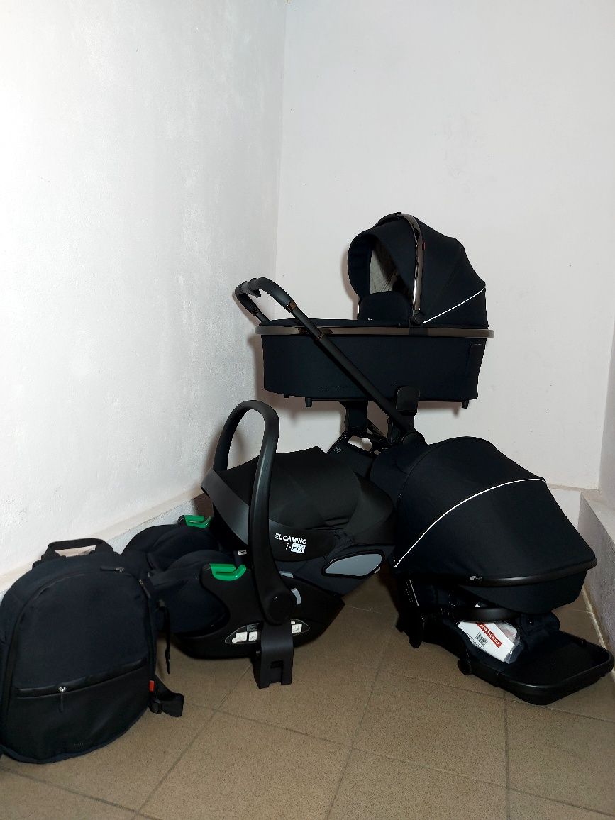Коляска CARRELLO ultima з автокріслом яке розкладається для сну