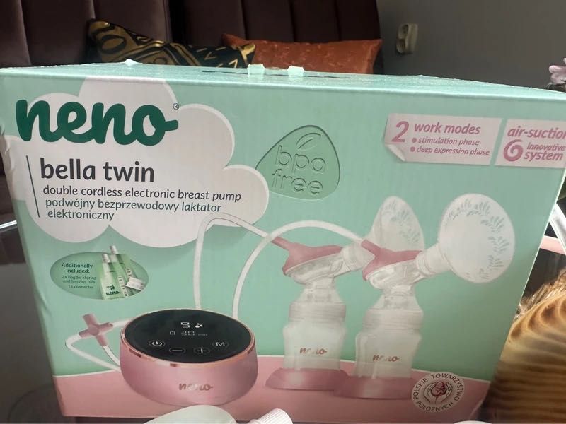 Laktator Neno Bella Twin + dużo gratisów