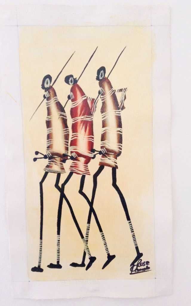 Melhor Arte Africana - Pintura Original - Acrílico - Artista do Quênia