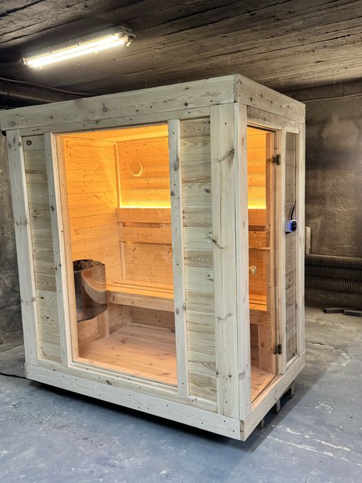 Sauna ogrodowa mini sauna elektryczna 230V/400vsauna wifi ocieplona