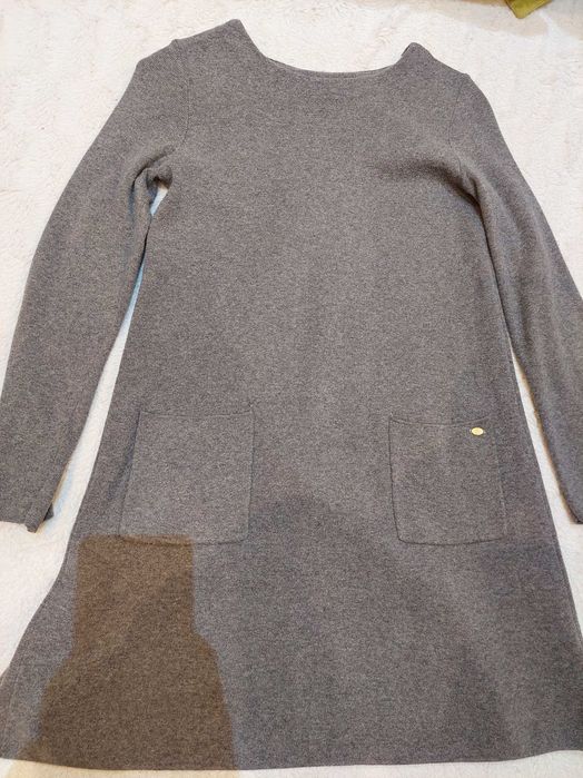 Szara elegancka sukienka Massimo Dutti rozmiar 146-158. 100% bawełna.