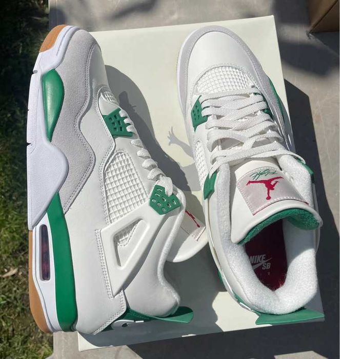 "Buty Trampki" Jordan_4_Retro_SB_Pine_Green R.43