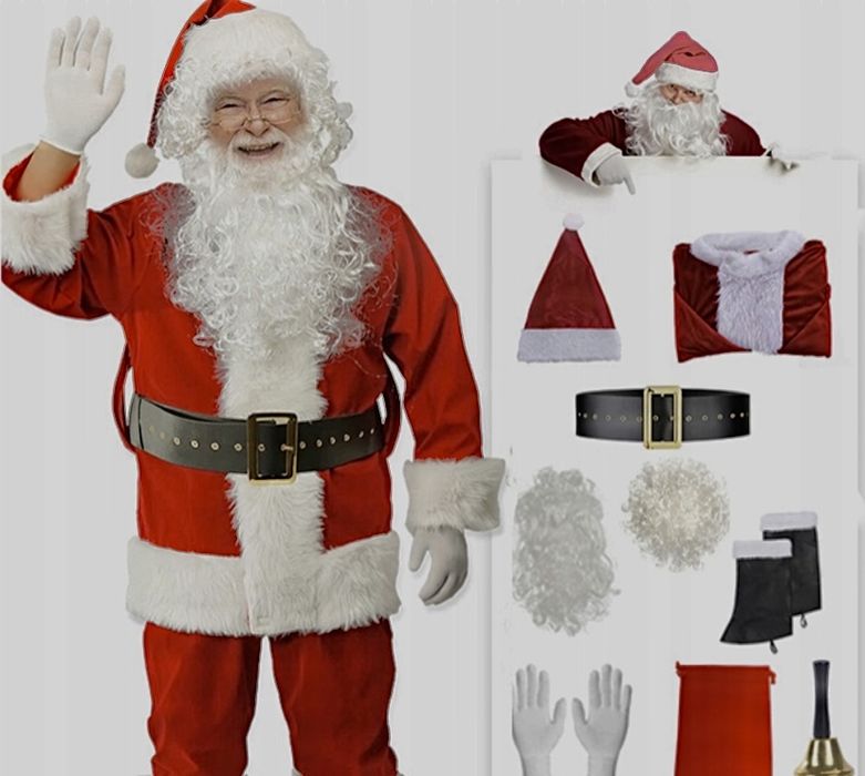 Zestaw Swietego mikolaja - stroj