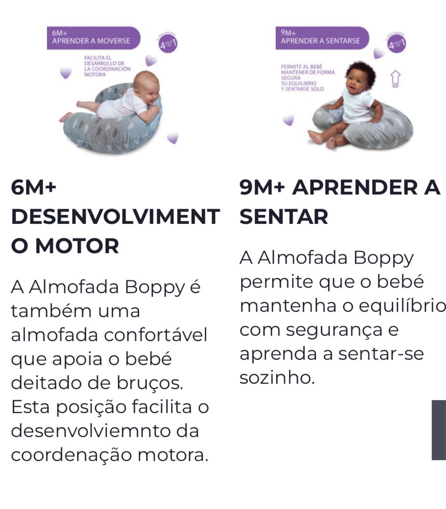 Almofada amamentação Boppy