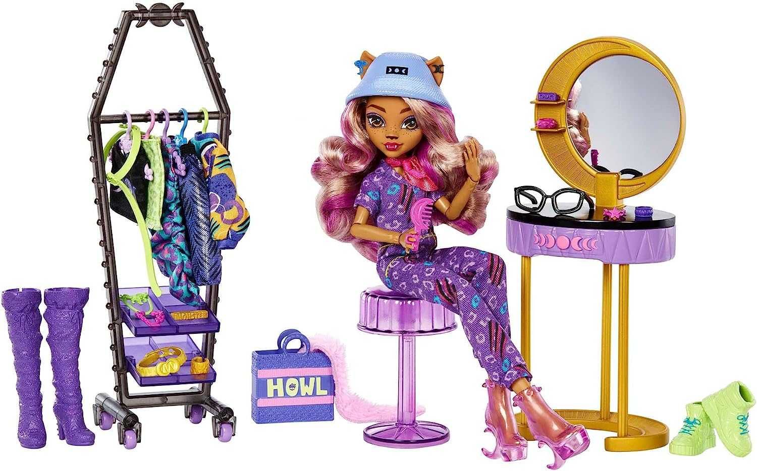 Монстр Хай Клодин бутик с одеждой Monster High Clawdeen Wolf Boutique