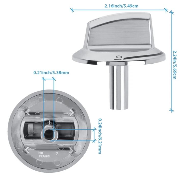 Набір ручок до газової плити 4 шт