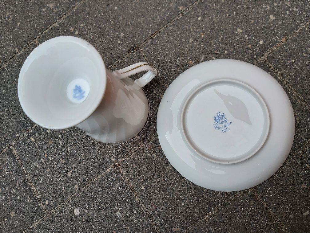 Royal tettau kubek filiżanka biała porcelana bavaria