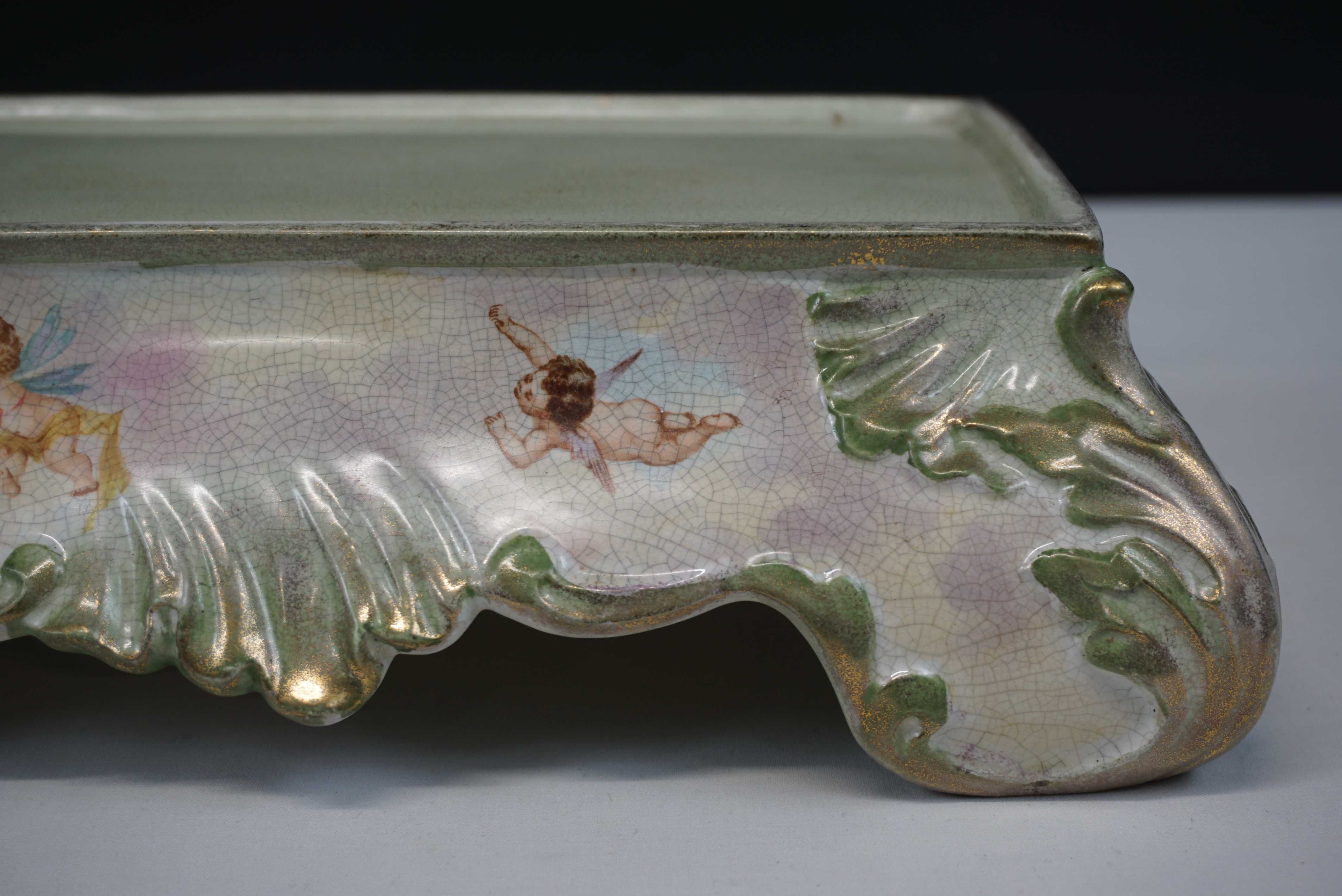 Empire Porcelain Stoke On Trend cokół podstawa anioł putto