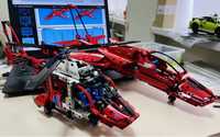 Lego Technic 9394, 8068 Спасательный вертолет, Реактивный самолет Лего