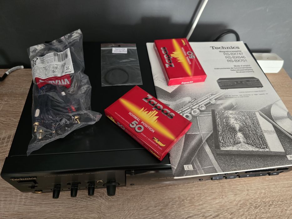 Opis! Technics RS BX747 RS-BX747 JAPAN 100V