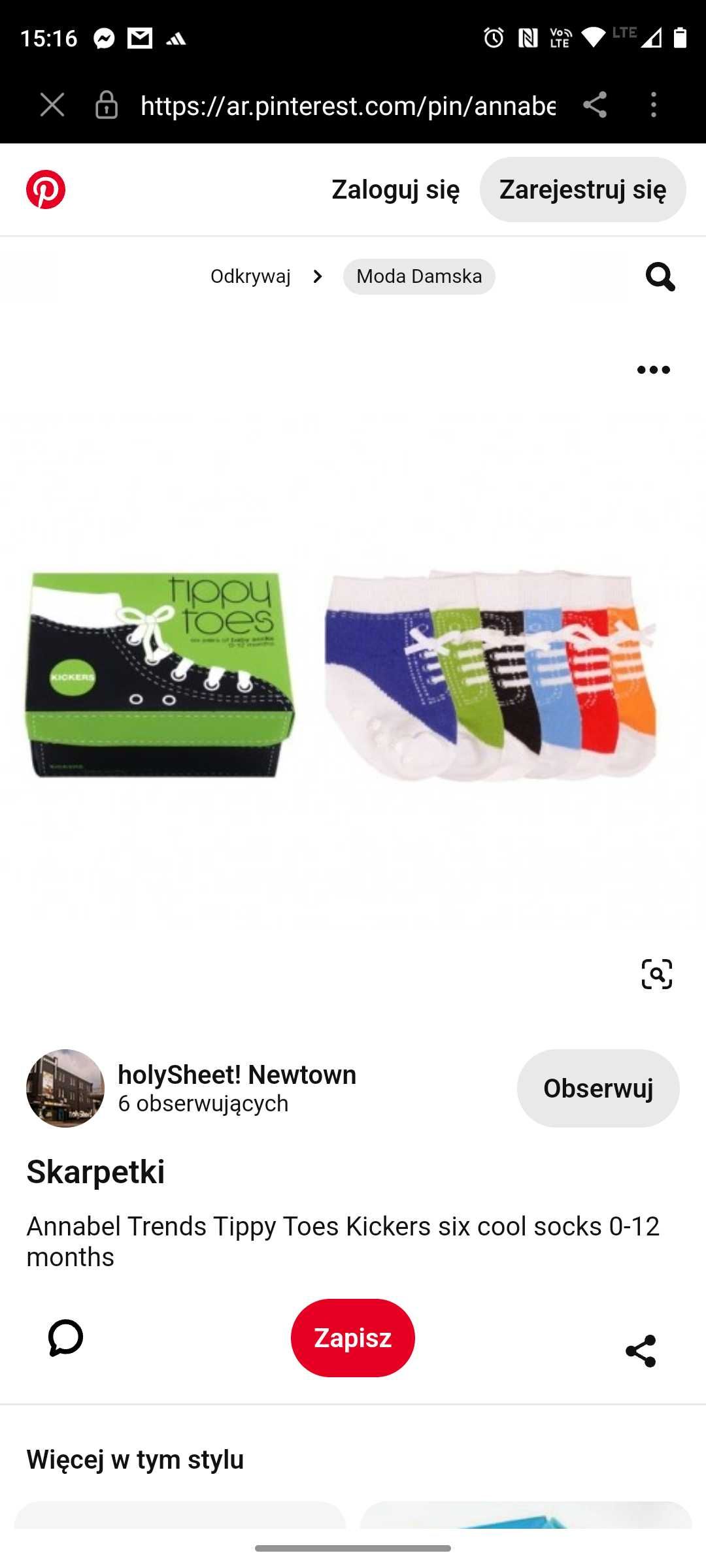 Nowy zestaw skarpetek tippy toes 0-12m okazja