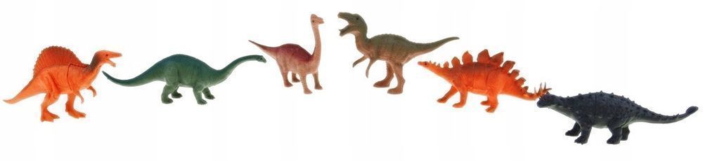 Zestaw Figurek Figurki Dinozaury 6Szt -Superzabaweczki-