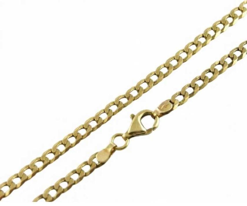 Złoty łańcuszek PANCERKA ZŁOTO p.585 50cm