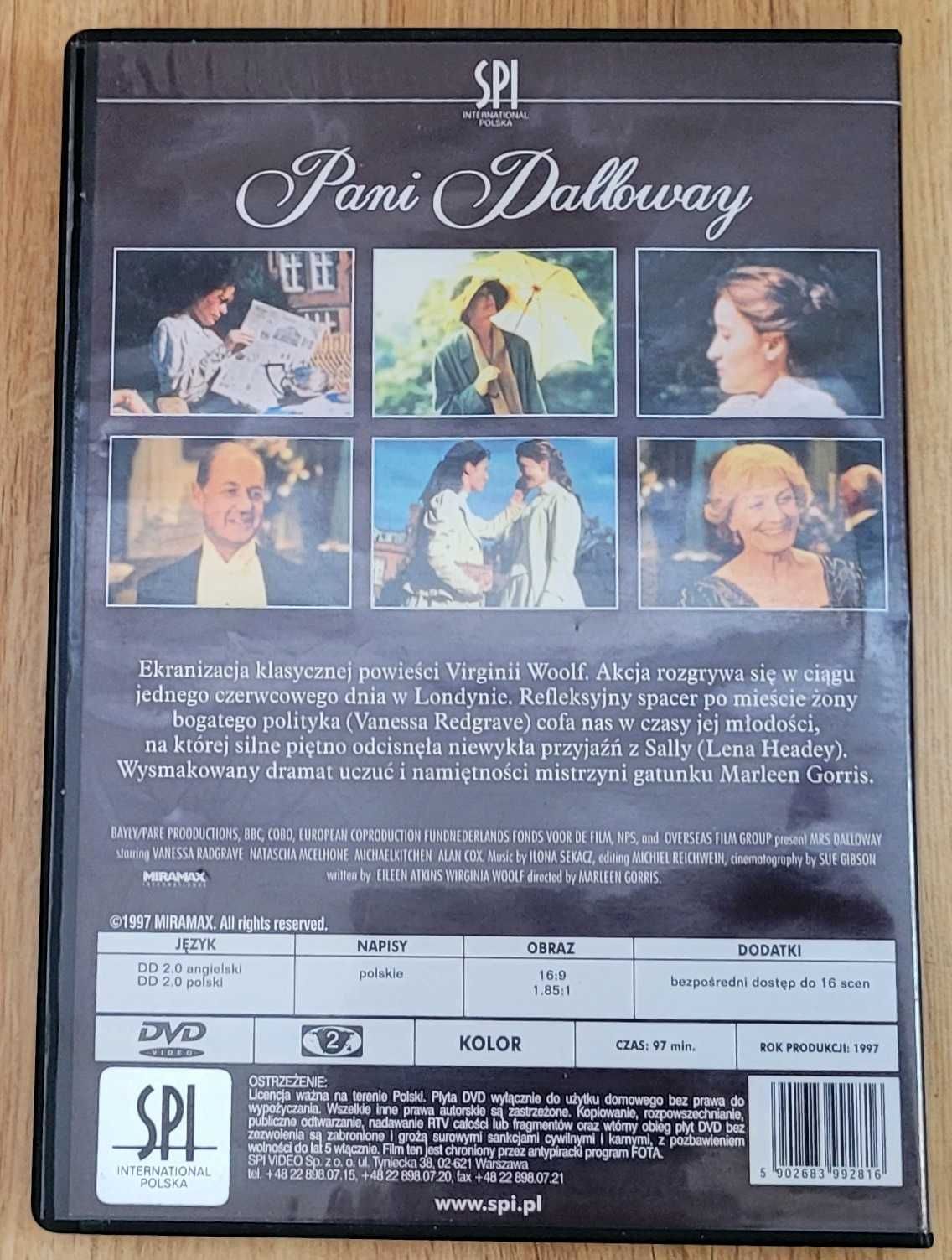 Pani Dalloway - DVD