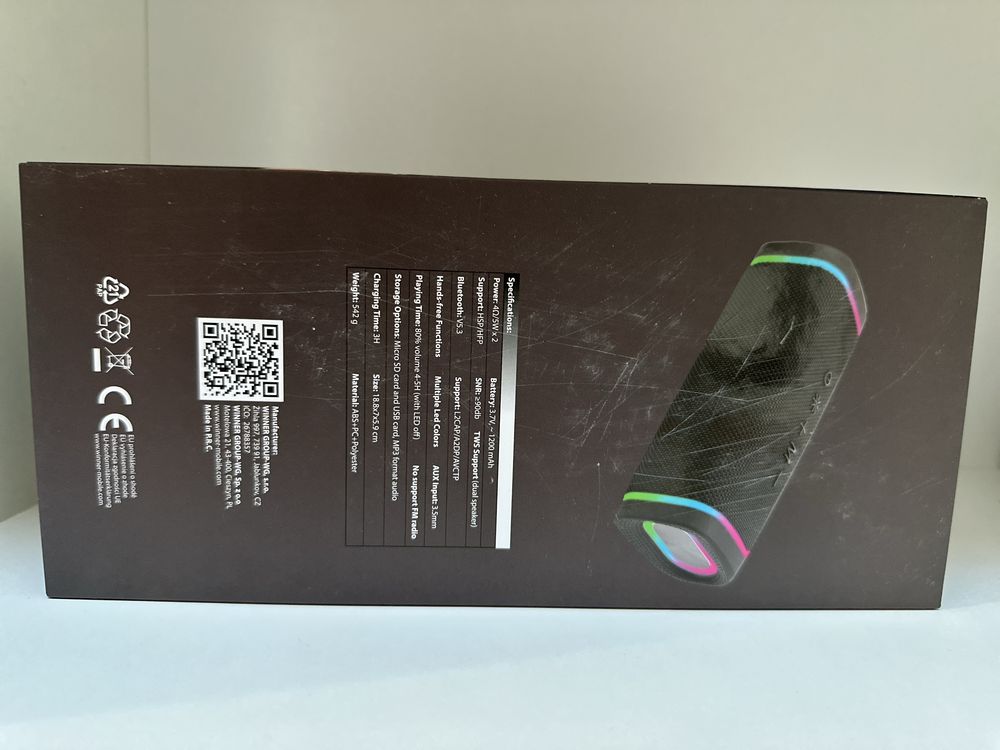 Głośnik bluetooth WG air flex 7